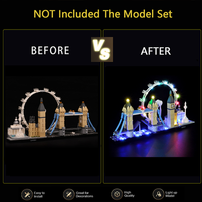 Kit d'éclairage pour la collection London Skyline 21034 