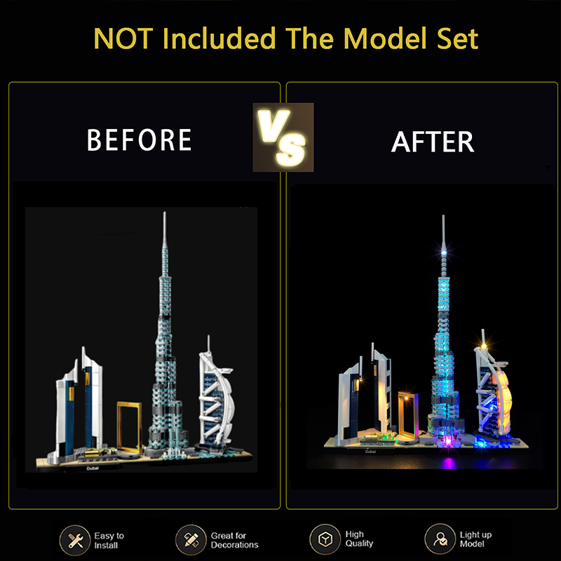 Kit d'éclairage pour Dubaï 21052 