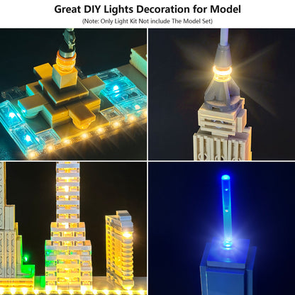 Brixspark Light Kit For New York City #21028