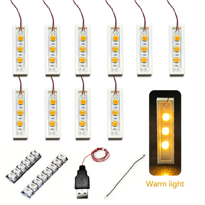 Light parts for  DIY 0.5m one-to-five light strip