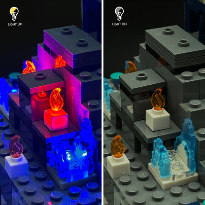 Light Kit for Minecraft The Deep Dark Battle Playset 21246