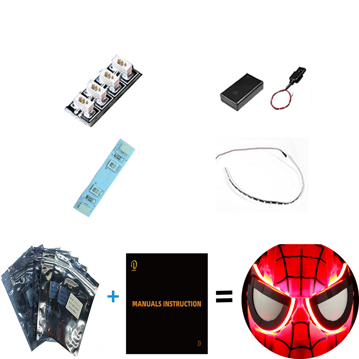 Light Kit For Spider-Man's Mask 76285