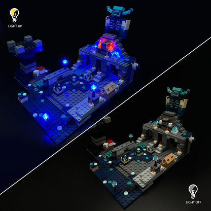 Light Kit for Minecraft The Deep Dark Battle Playset 21246
