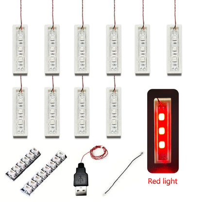 Light parts for  DIY 0.5m one-to-five light strip