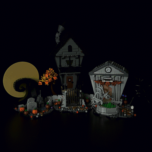 Brixspark Light Kit For Disney Tim Burton's The Nightmare Before Christmas #21351