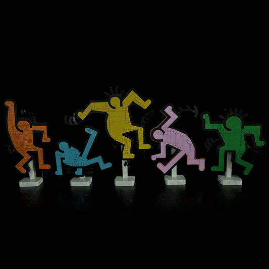 Brixspark Lichtset für Keith Haring – Tanzende Figuren #31216 