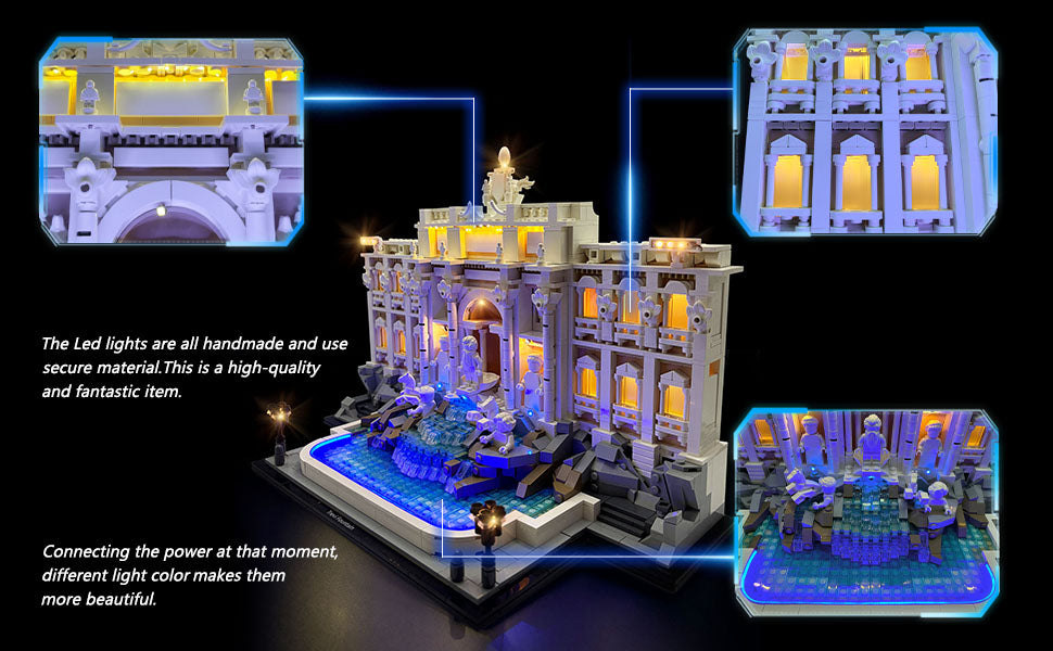 Light Kit For Trevi Fountain -21062