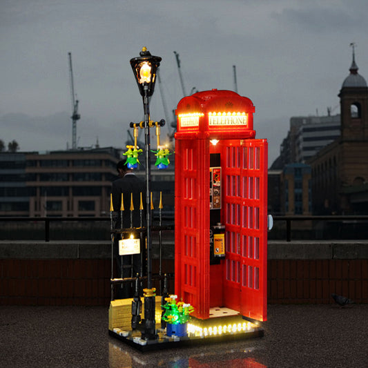 BrixSpark Lichtset für Ideas Rote Londoner Telefonzelle 21347